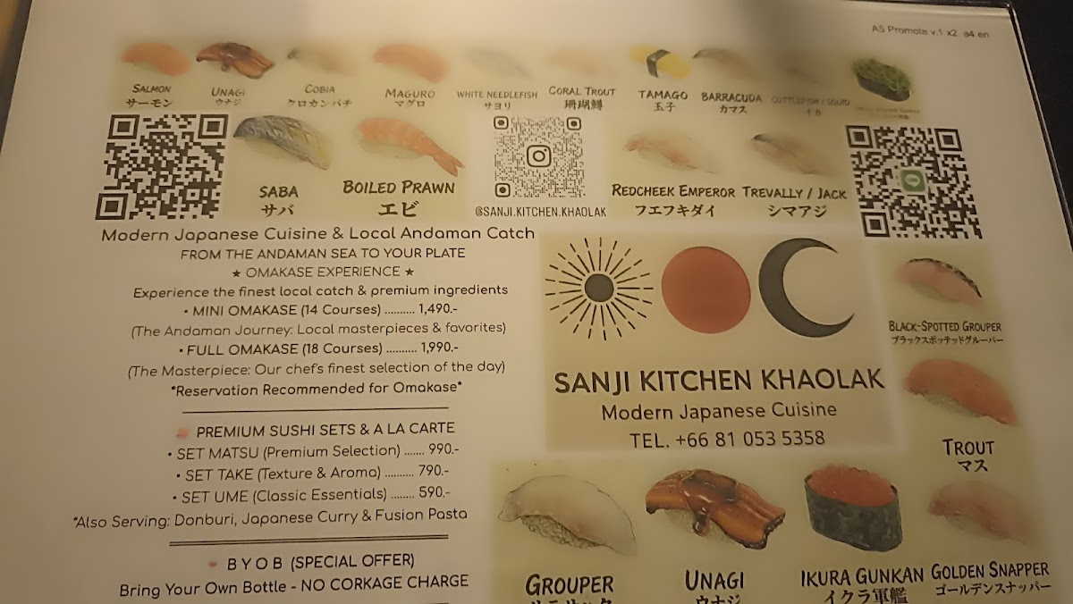 SANJI KITCHEN KHAOLAK Photo Menu 8