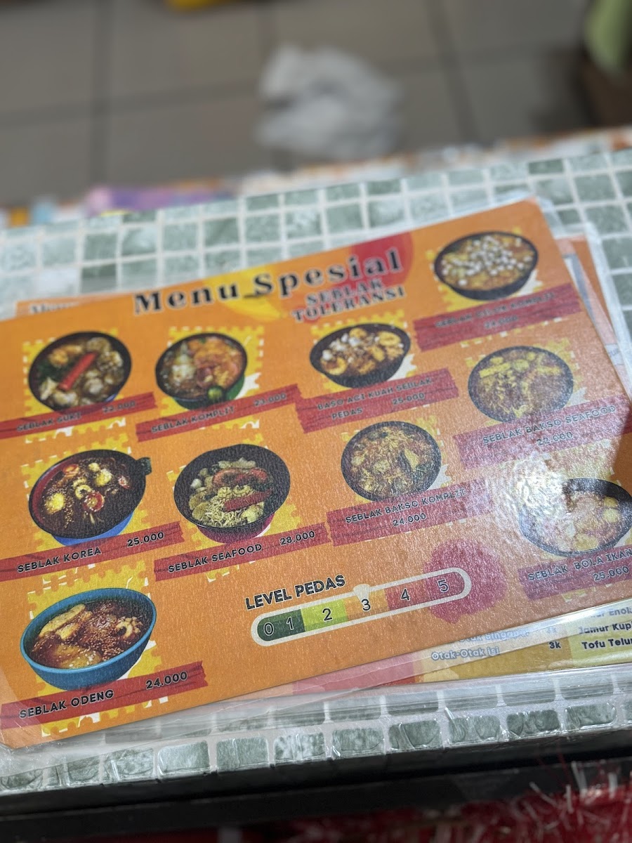 SEBLAK TOLERANSI CABANG Photo Menu 3