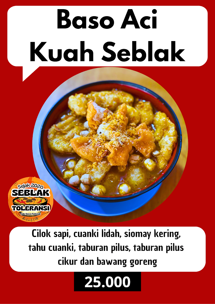SEBLAK TOLERANSI CABANG Photo Menu 8