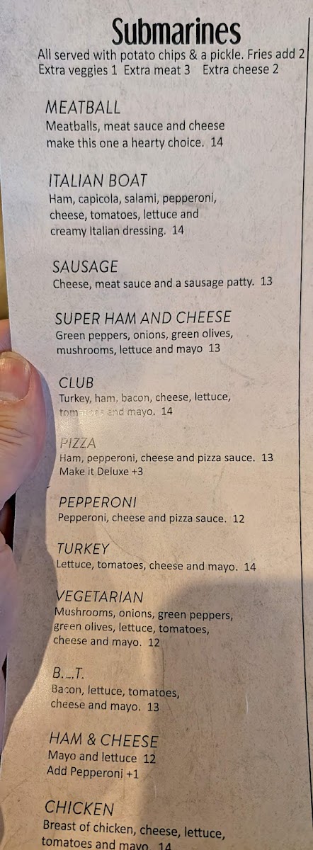 Florentine Sports Lounge Photo Menu 10