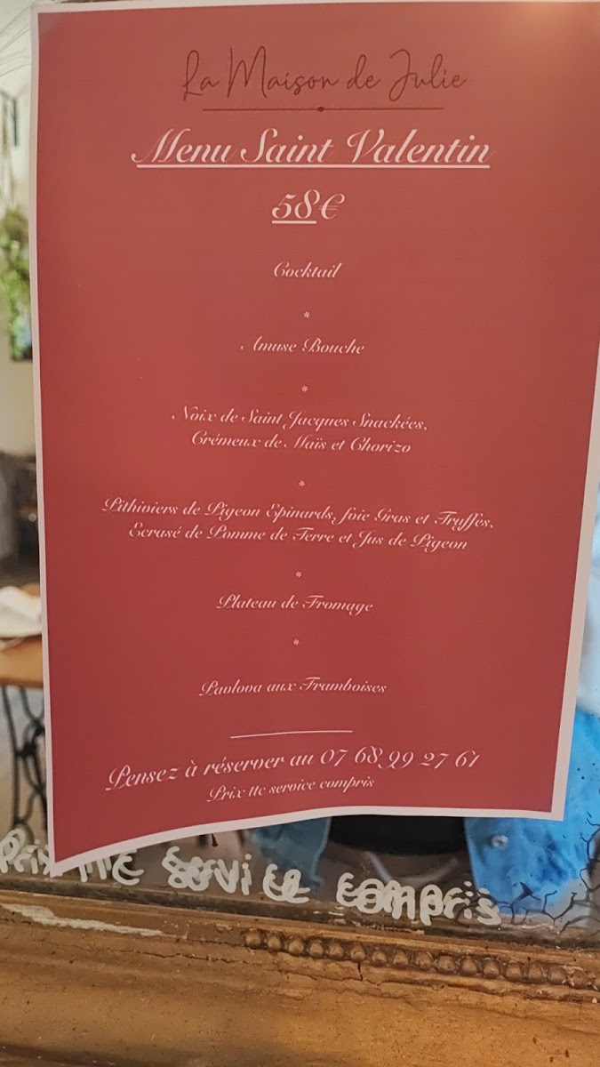 La Maison de Julie Photo Menu 4