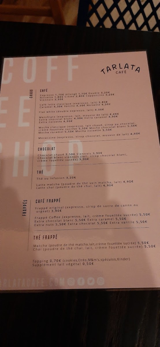 Tarlata Café Photo Menu 10