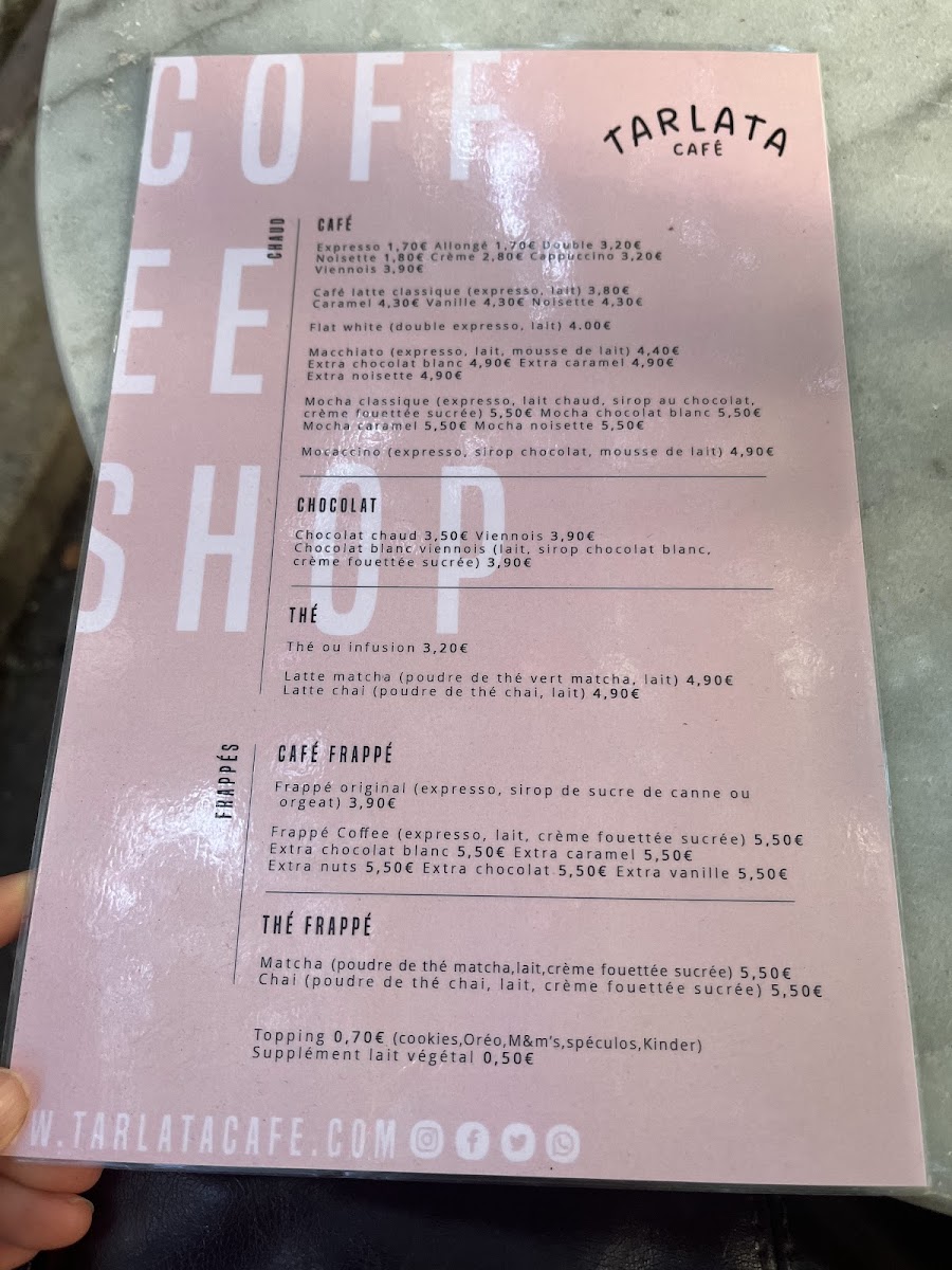 Tarlata Café Photo Menu 3