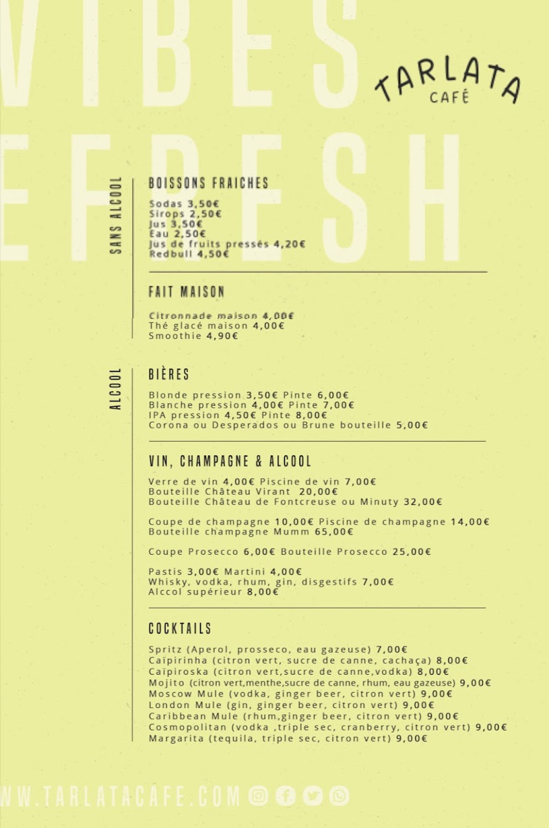 Tarlata Café Photo Menu 4