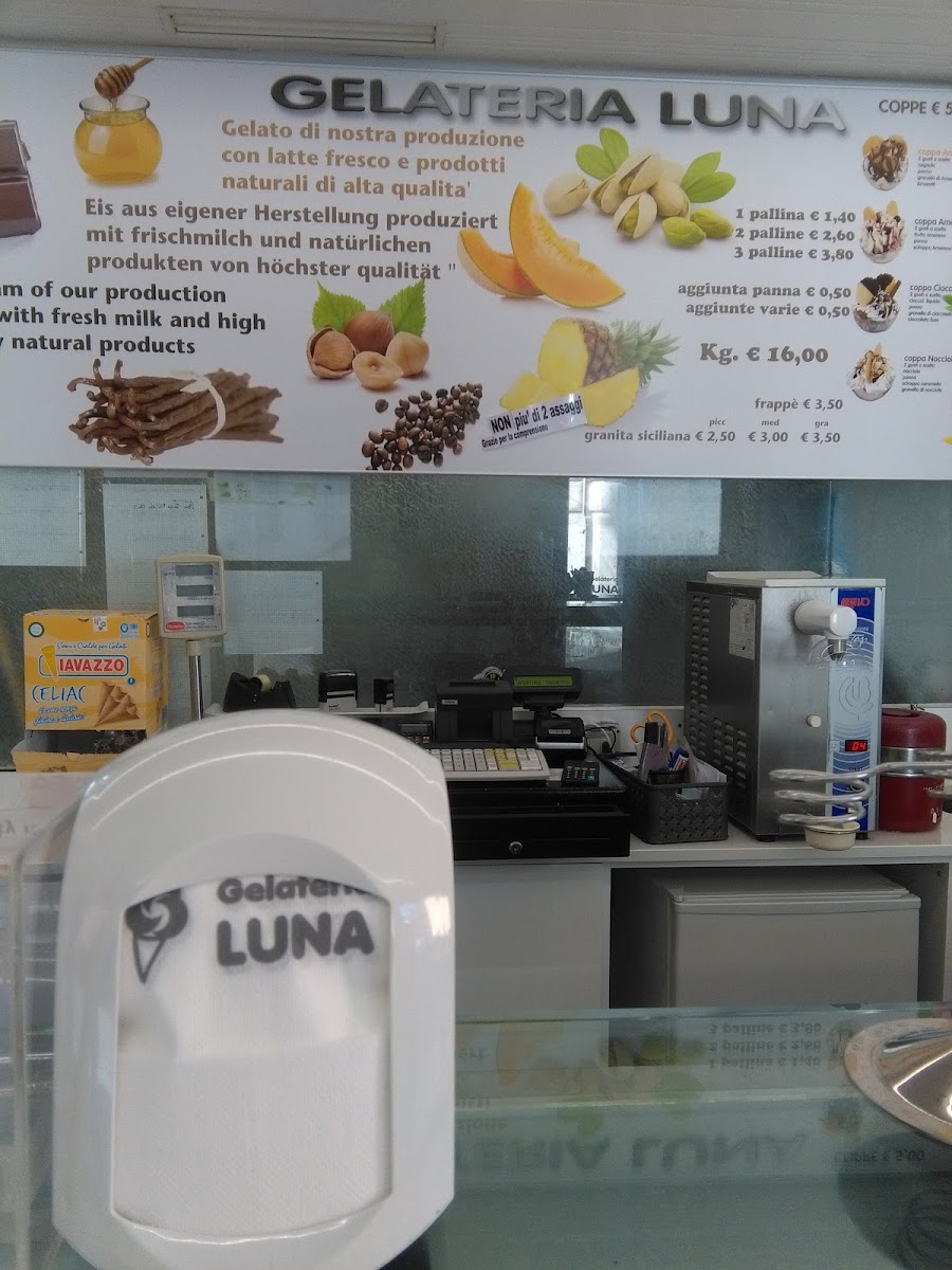 Gelateria Luna Udine Photo Menu 1