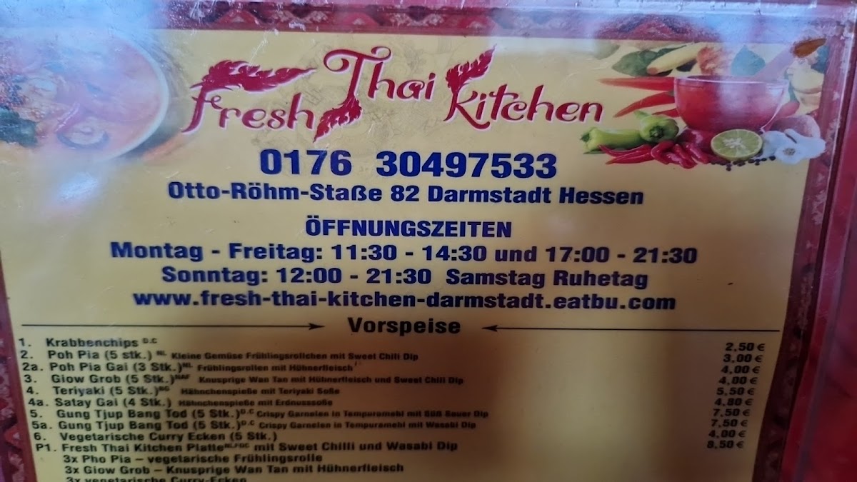 Fresh Thai Kitchen Photo Menu 4