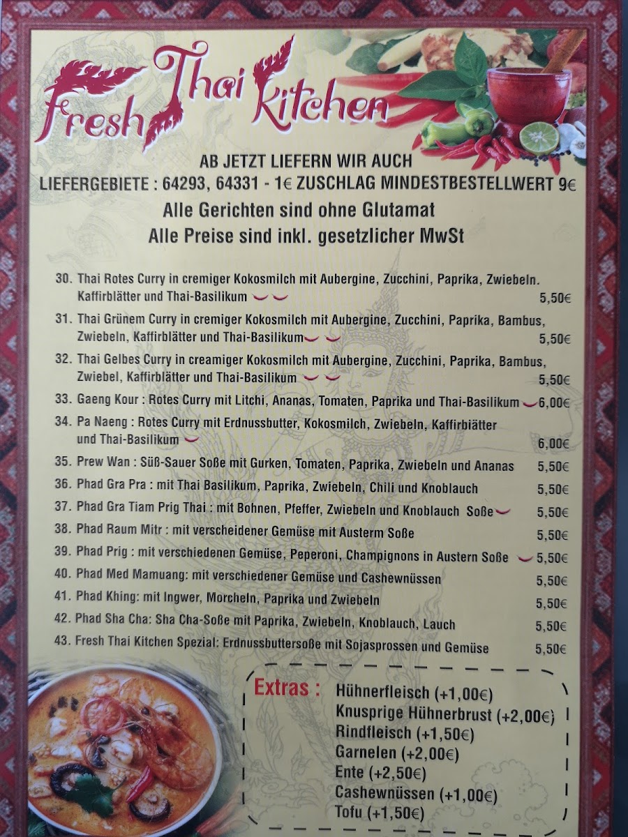 Fresh Thai Kitchen Photo Menu 9