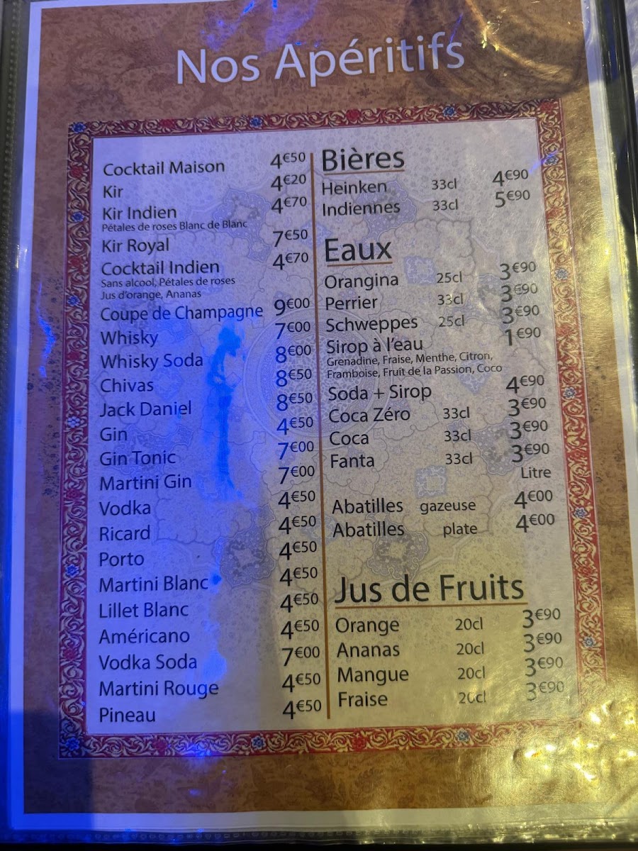 Restaurant Indien Punjab Photo Menu 1