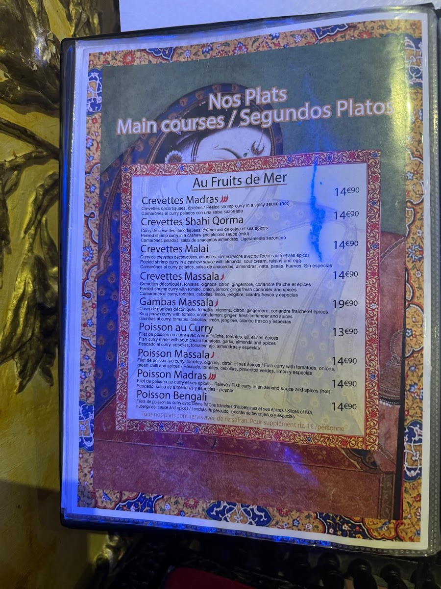 Restaurant Indien Punjab Photo Menu 6