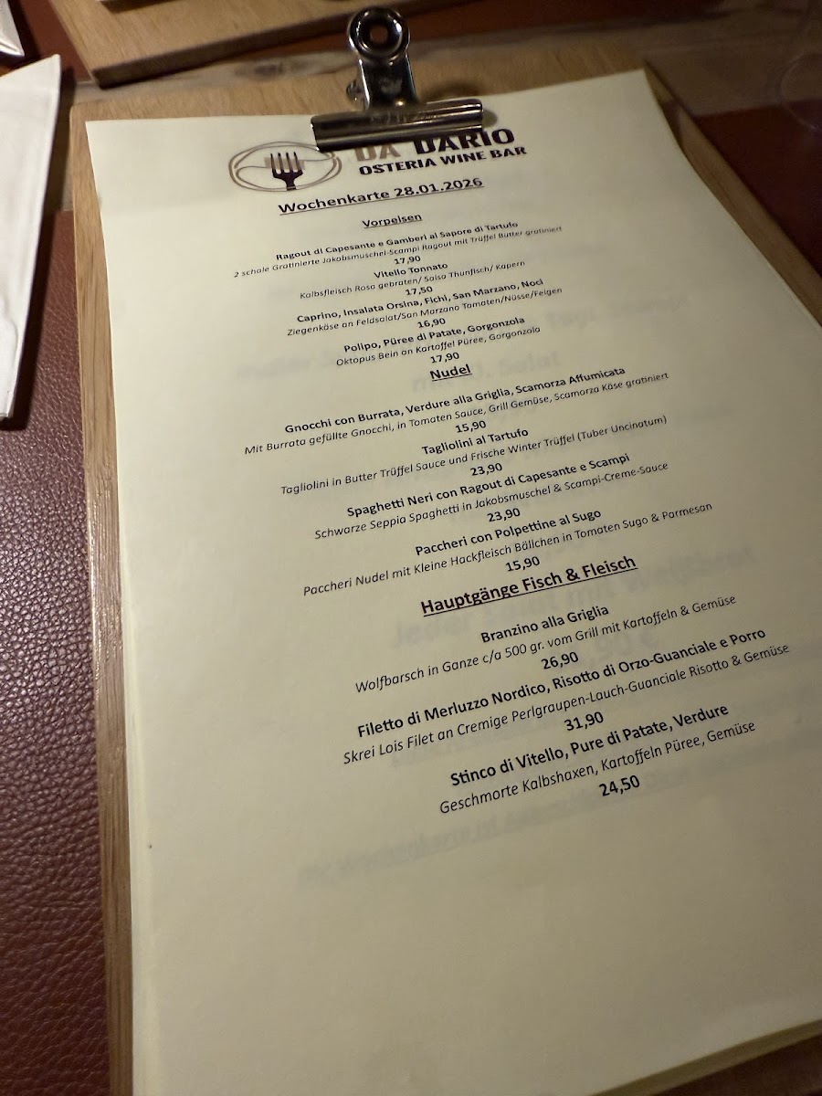 Da Dario Osteria Wine Bar Photo Menu 7