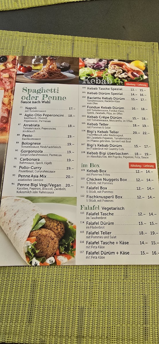 Bigi Pizza Huus Photo Menu 4