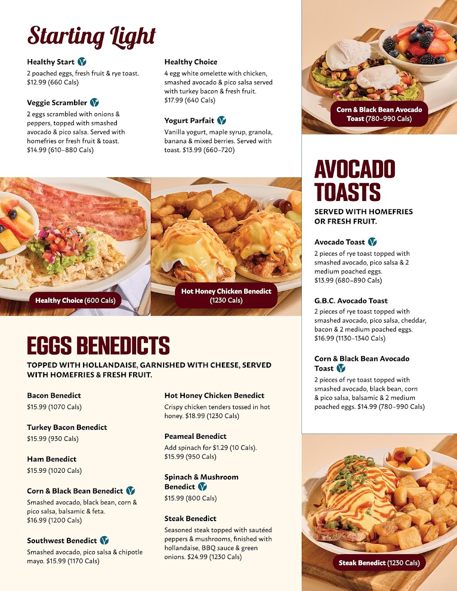 Stacked Pancake & Breakfast House Photo Menu 1