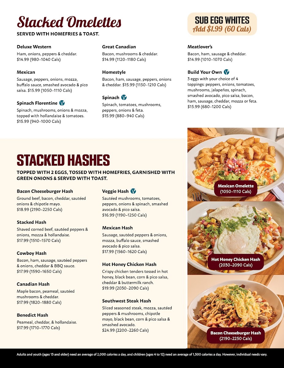 Stacked Pancake & Breakfast House Photo Menu 3