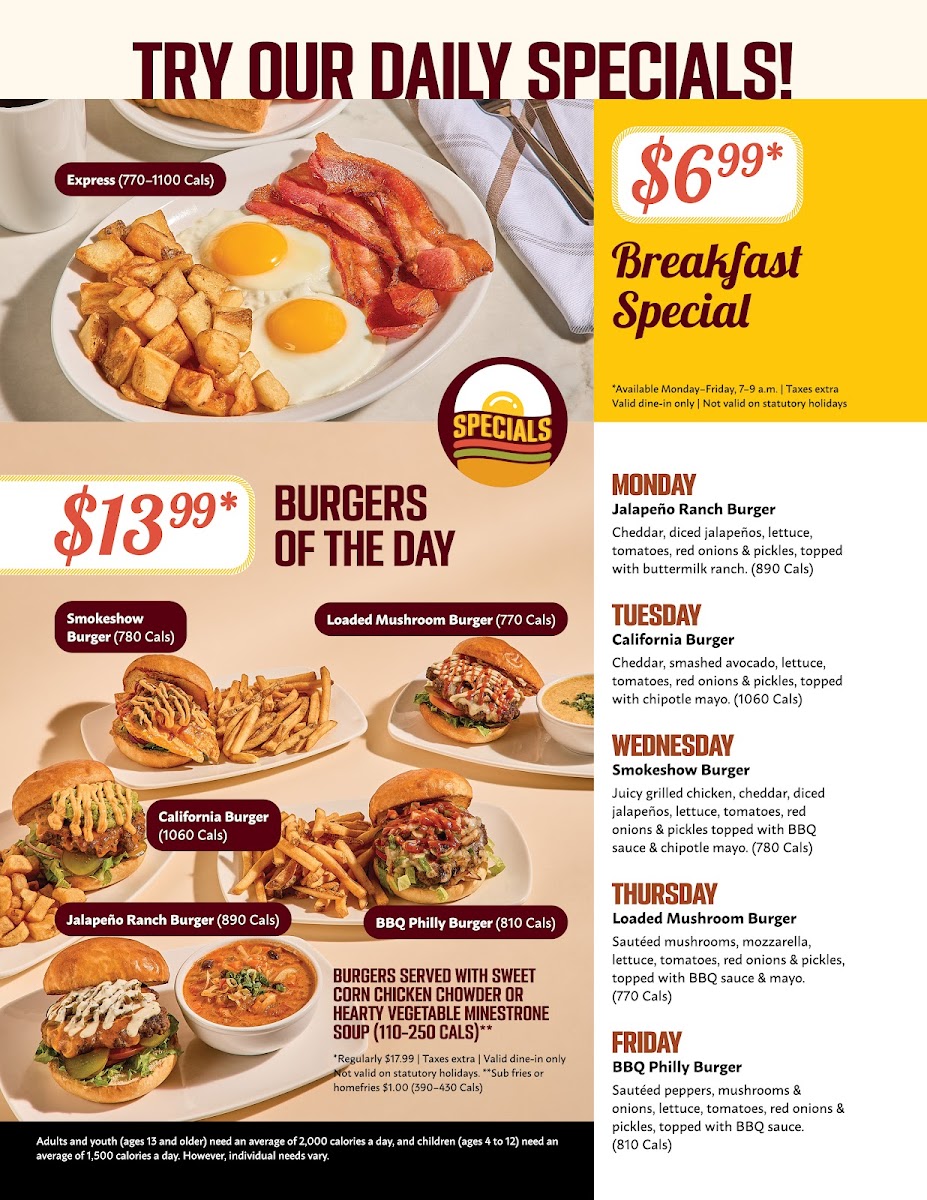 Stacked Pancake & Breakfast House Photo Menu 5