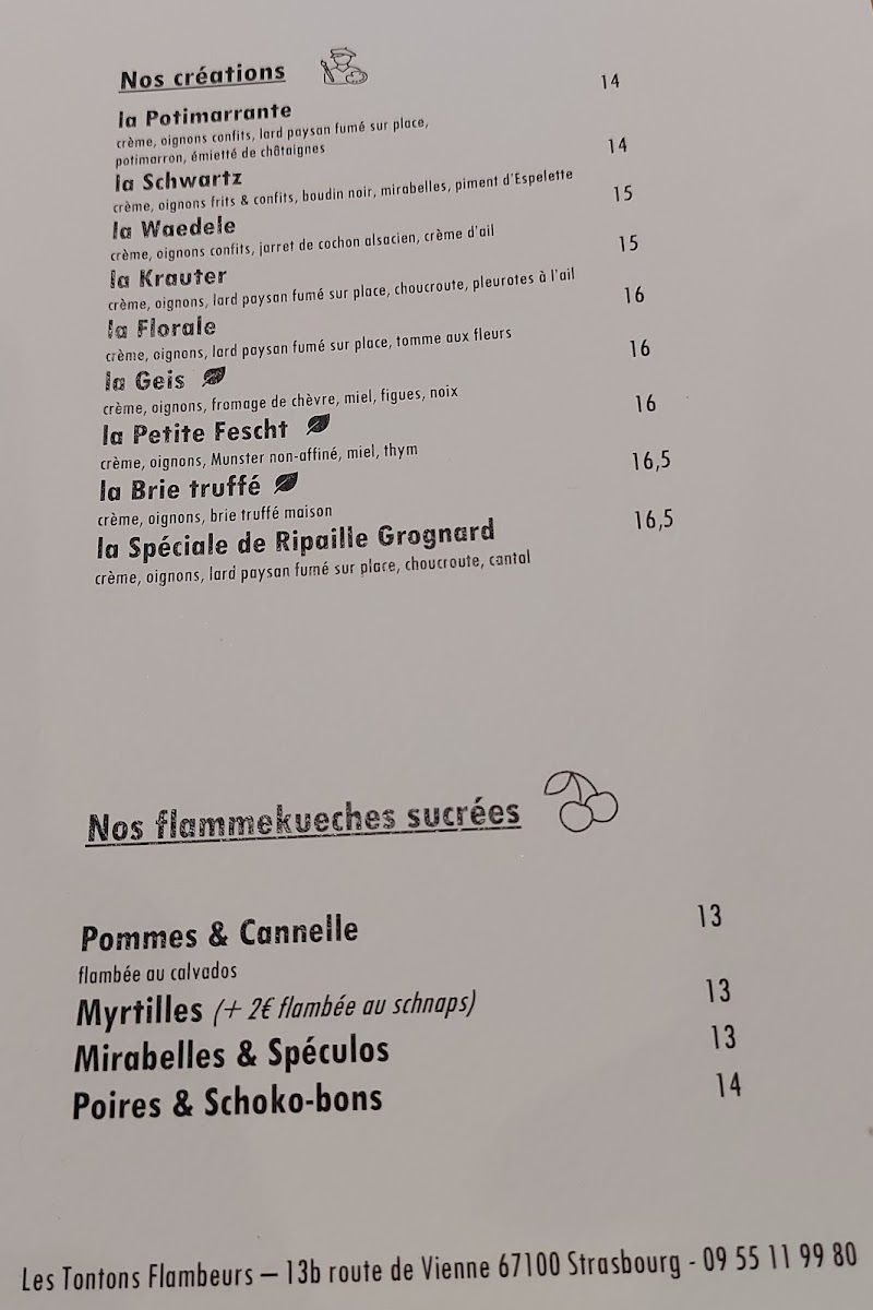 Les Tontons Flambeurs Photo Menu 3