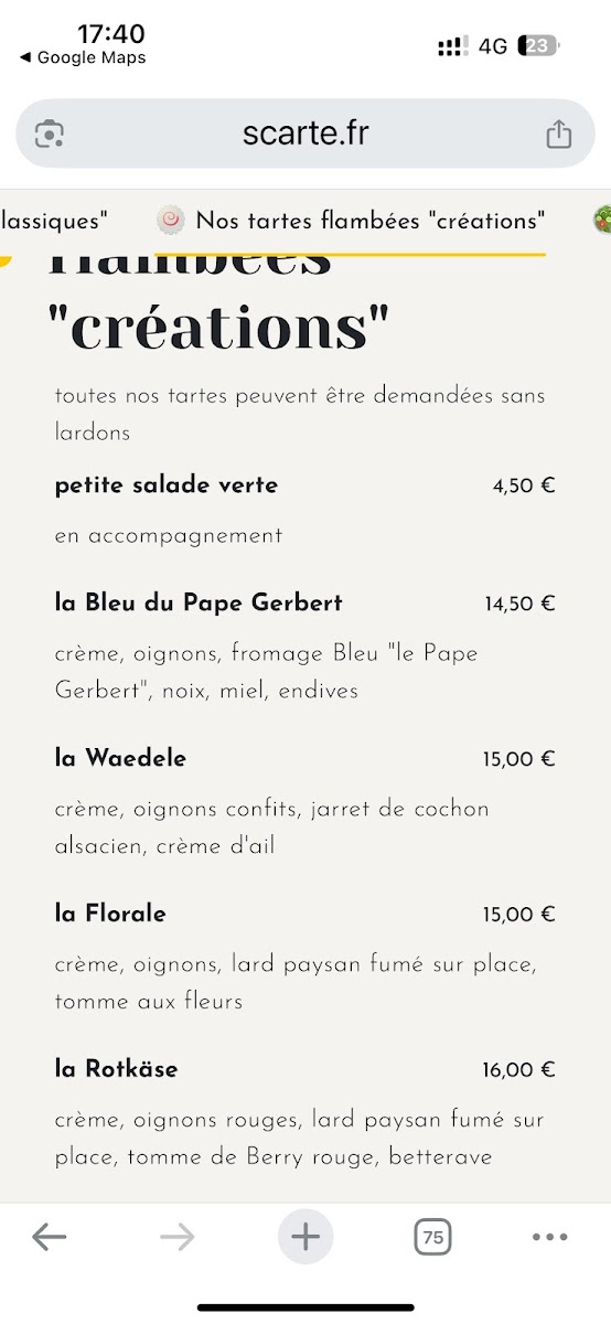 Les Tontons Flambeurs Photo Menu 5