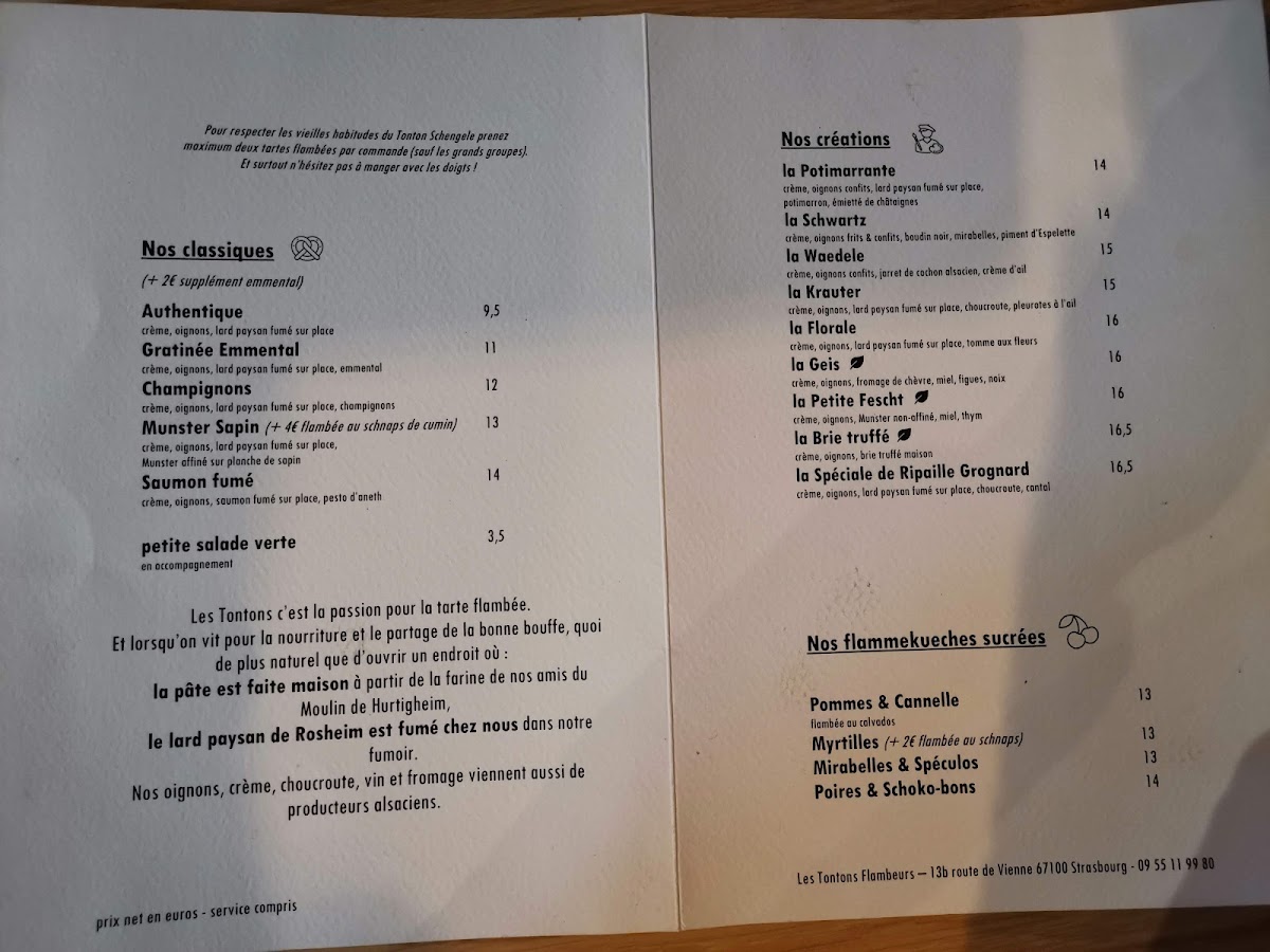 Les Tontons Flambeurs Photo Menu 8