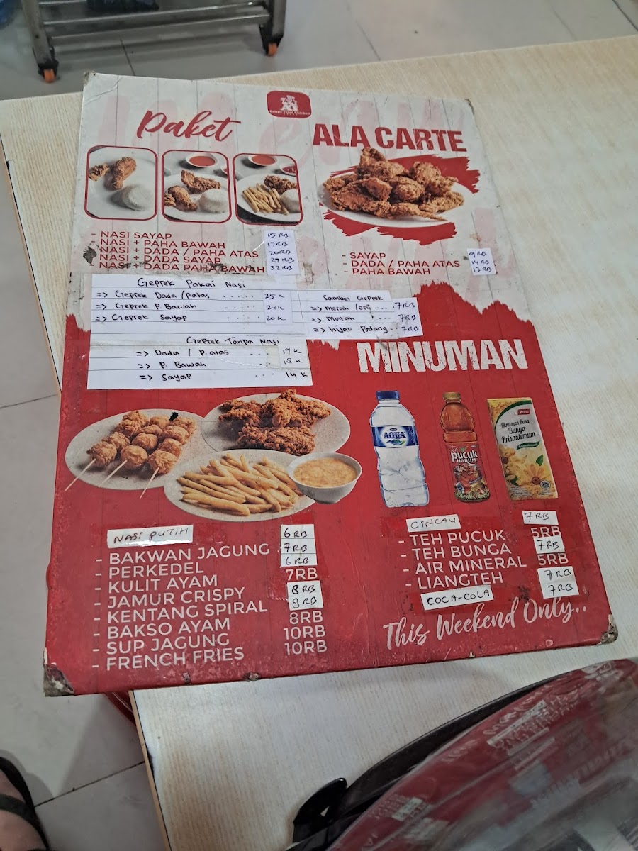 A1 Crispy Fried Chicken Photo Menu 2