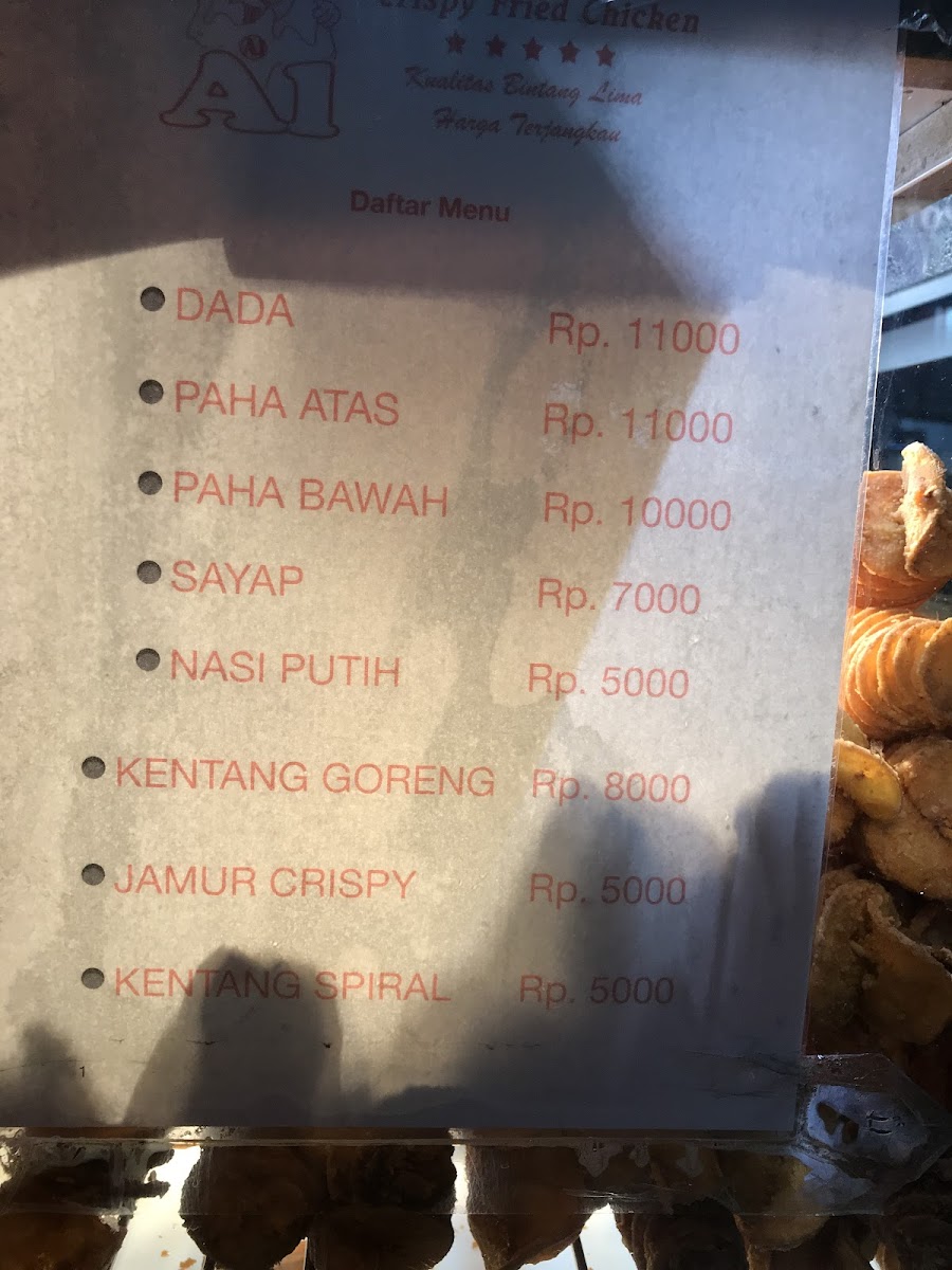 A1 Crispy Fried Chicken Photo Menu 6