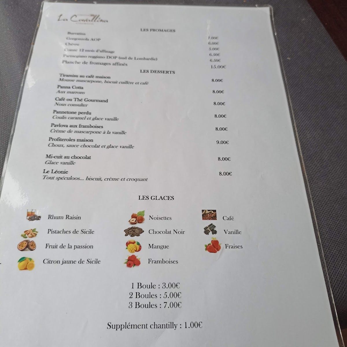 La Cavallina Photo Menu 1