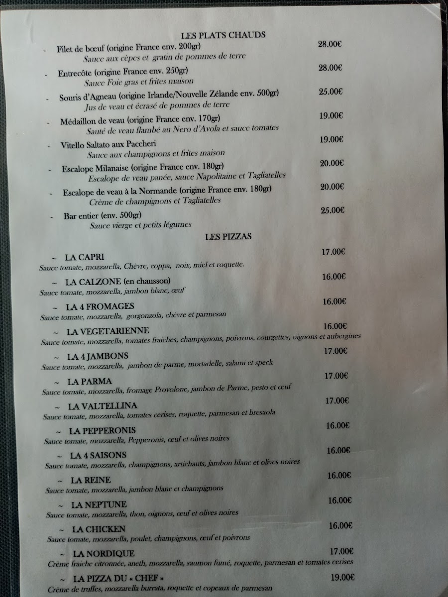 La Cavallina Photo Menu 2