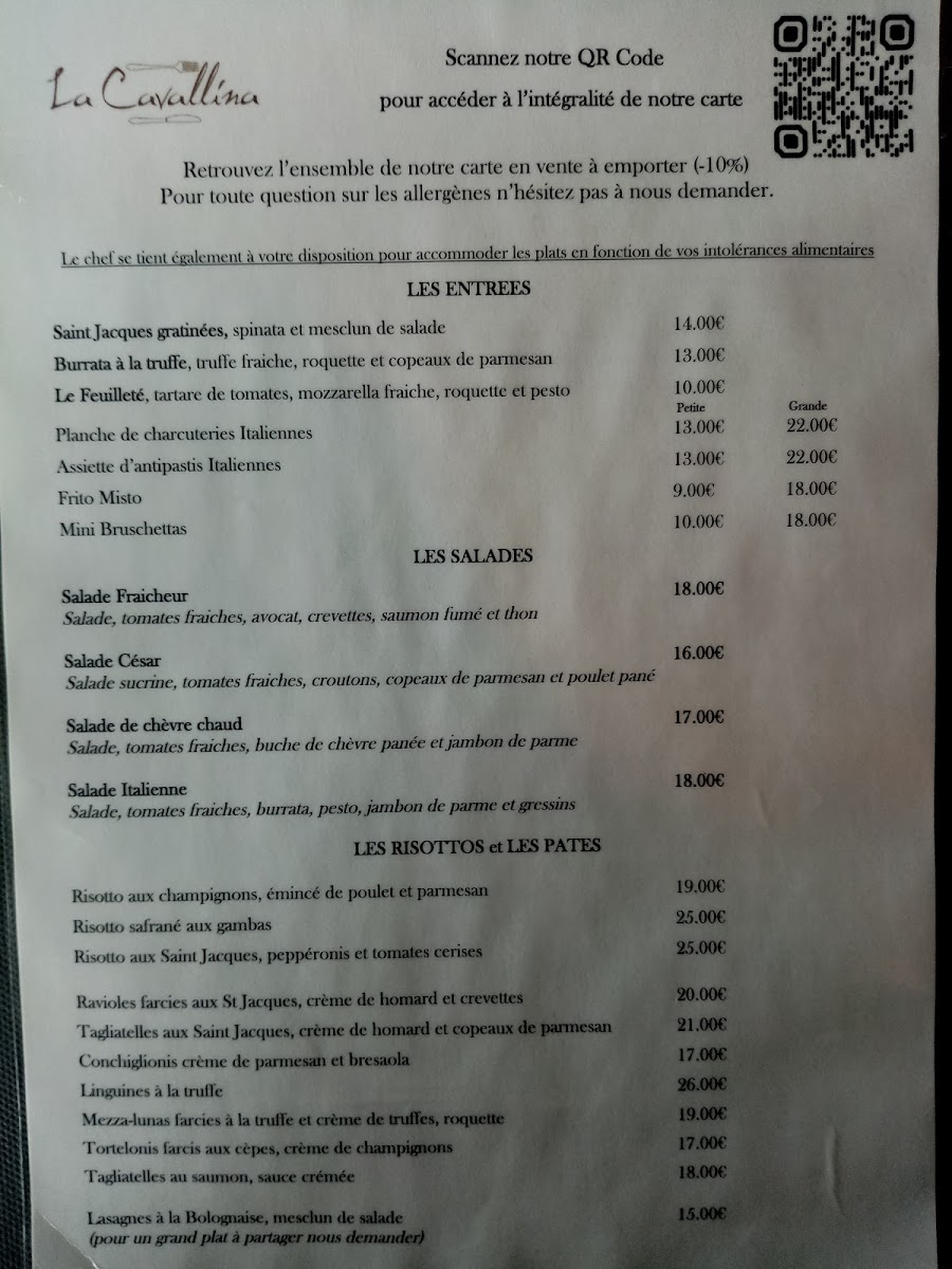 La Cavallina Photo Menu 3