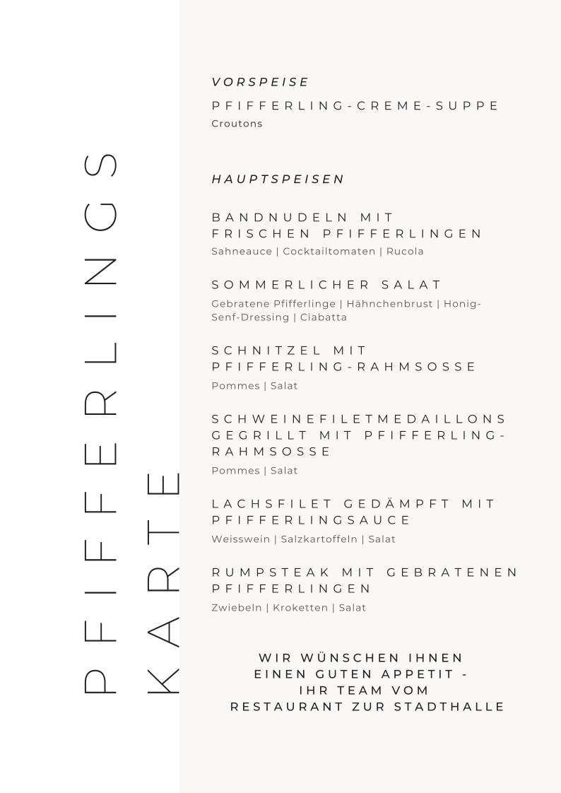 Restaurant 'Zur Stadthalle' Photo Menu 7