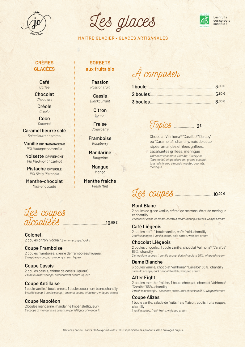 CREPERIE SENEQUIER Photo Menu 5