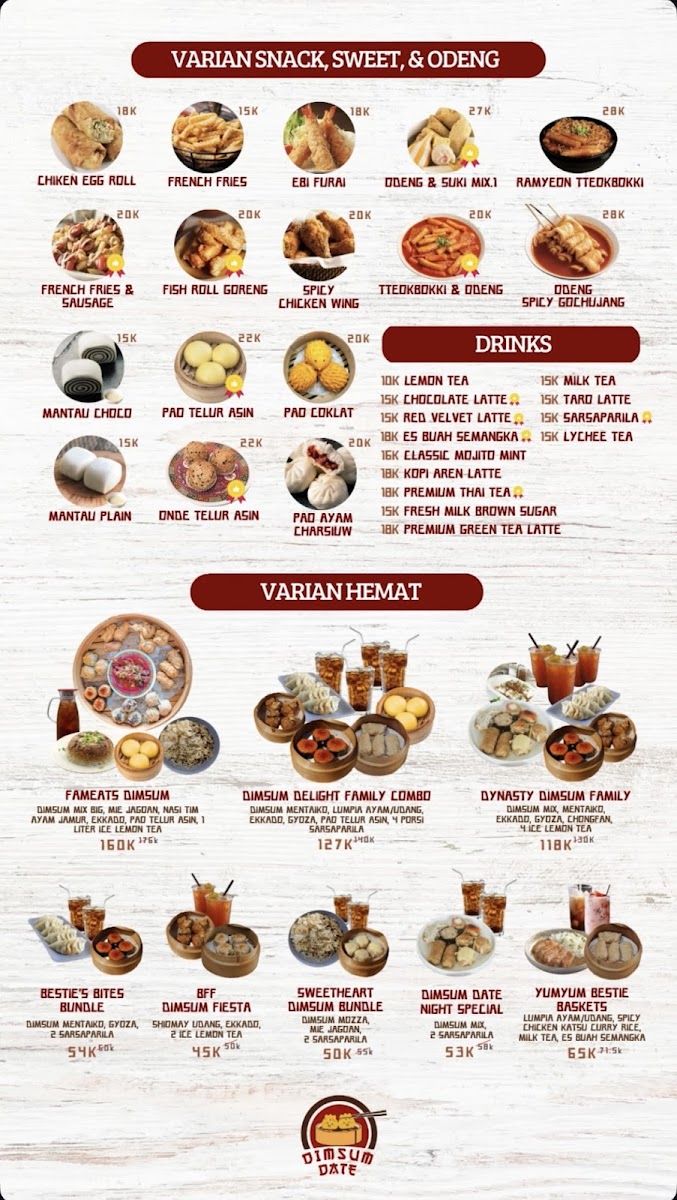 Dimsum Date, PCI Photo Menu 1