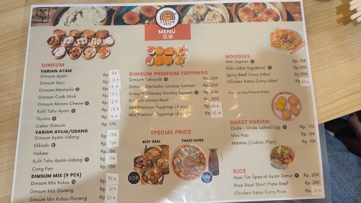 Dimsum Date, PCI Photo Menu 4