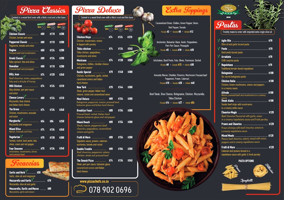 PizzaChefs Fourways Gardens Shopping Centre (Halaal) Photo Menu 1