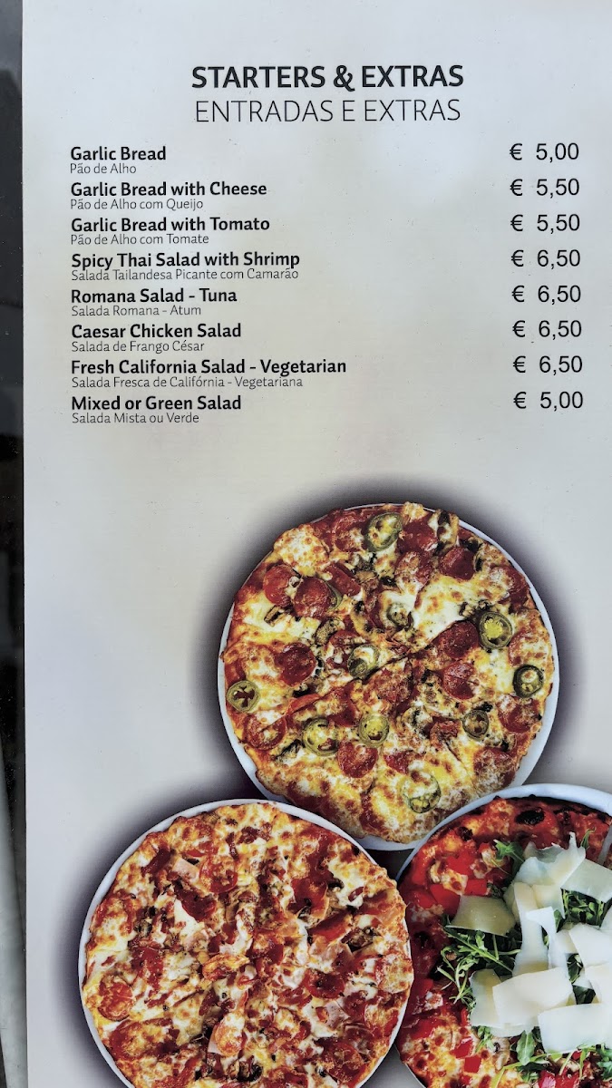 Pizza Real Photo Menu 4