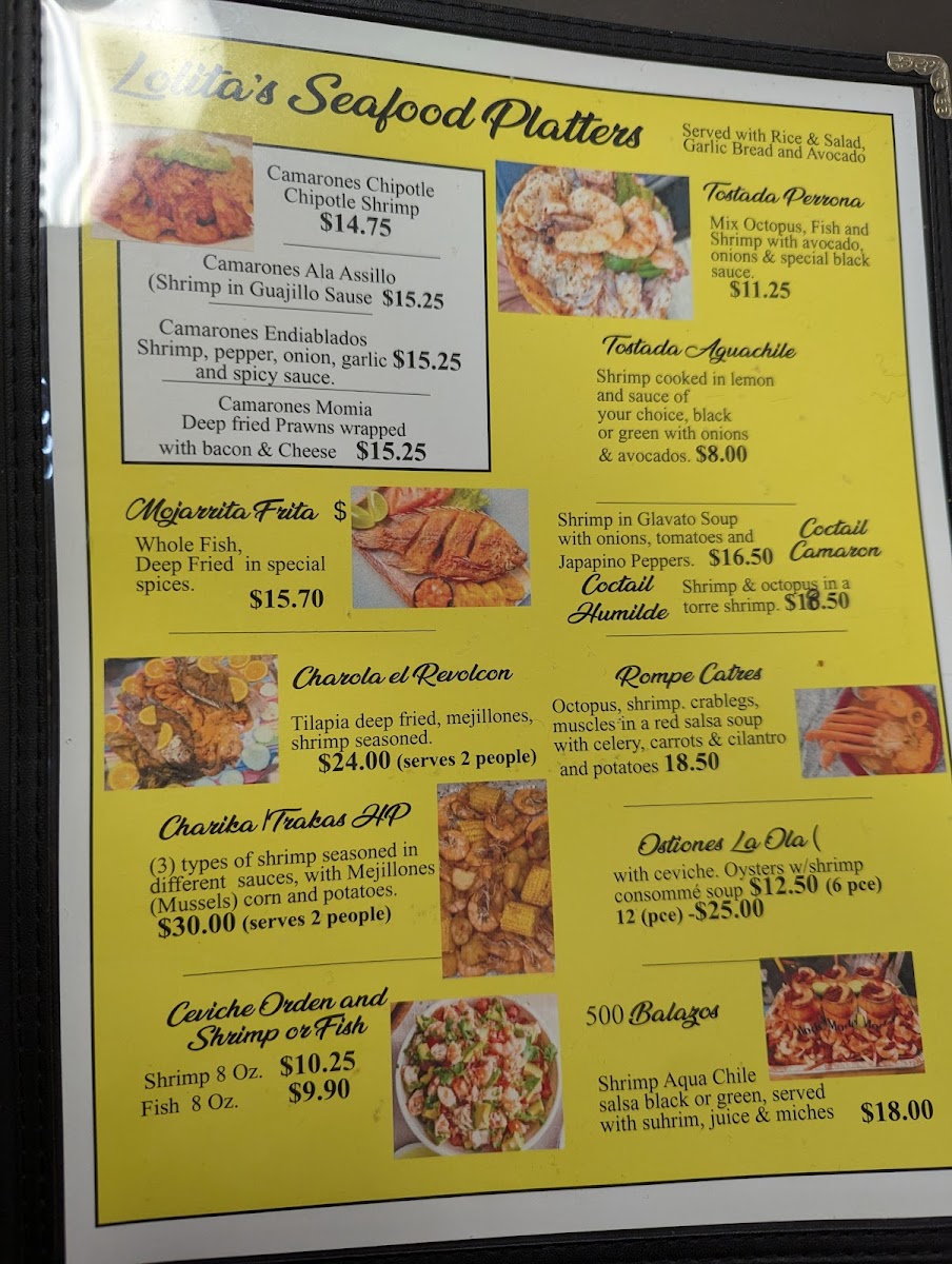 Taqueria la Mexicana Photo Menu 3