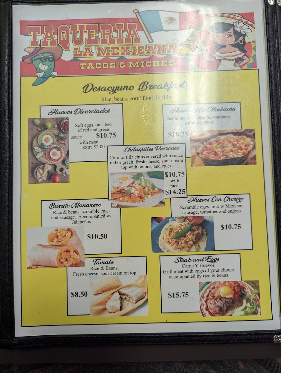 Taqueria la Mexicana Photo Menu 5
