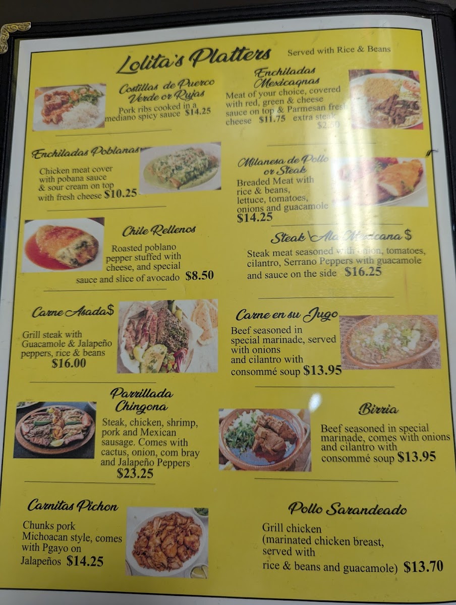 Taqueria la Mexicana Photo Menu 6