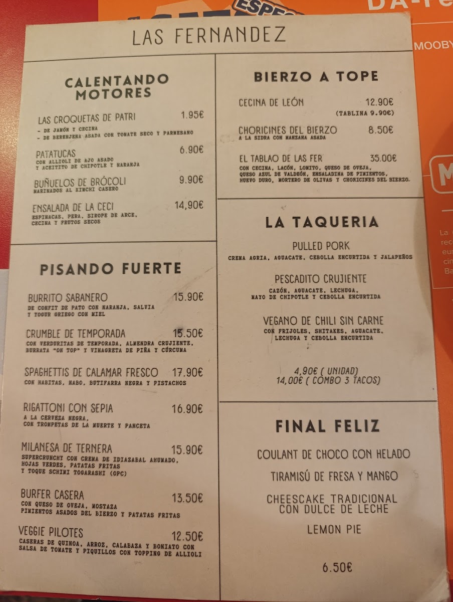 Las Fernández Photo Menu 3