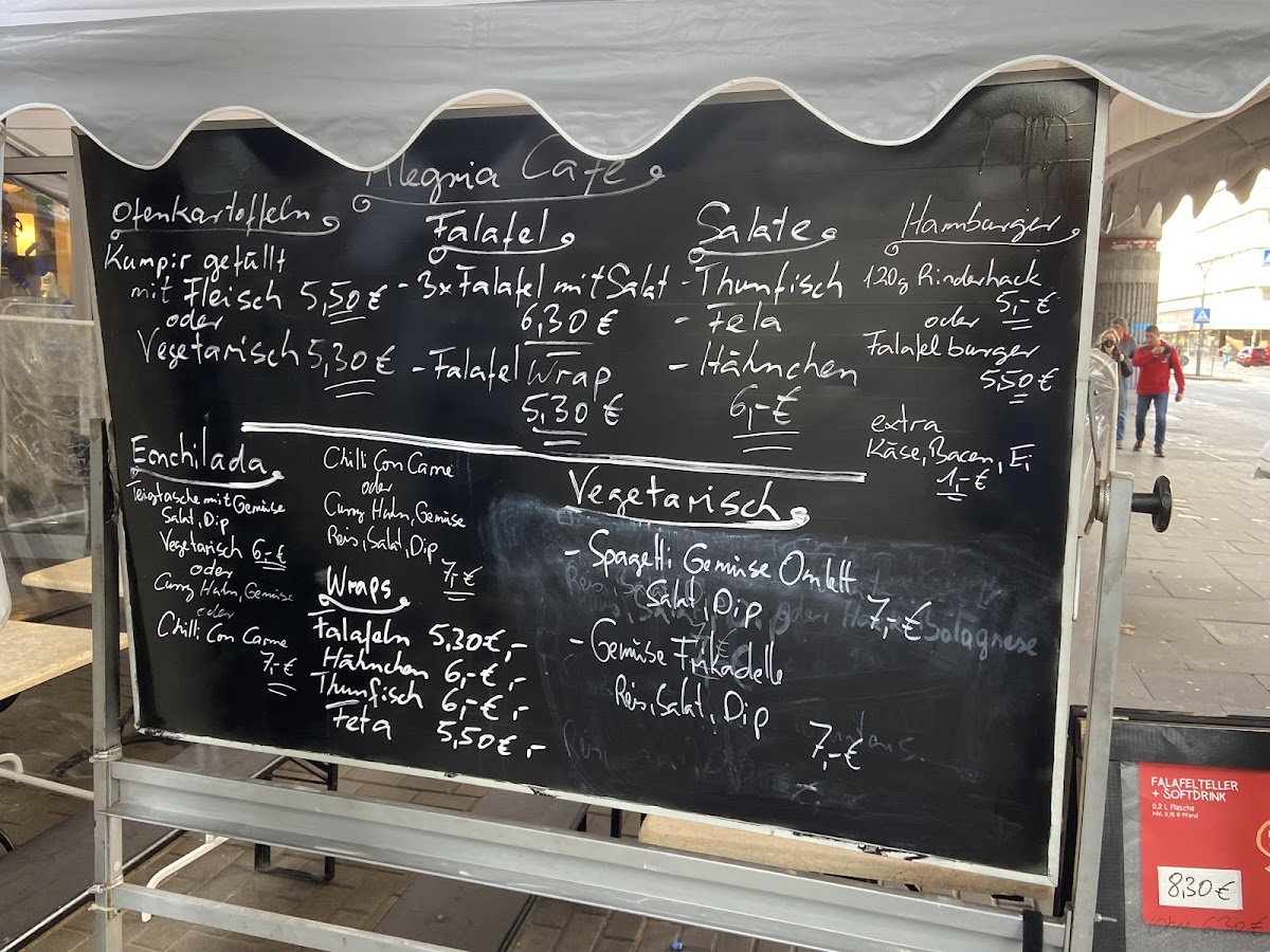 Alegria Cafe Photo Menu 1