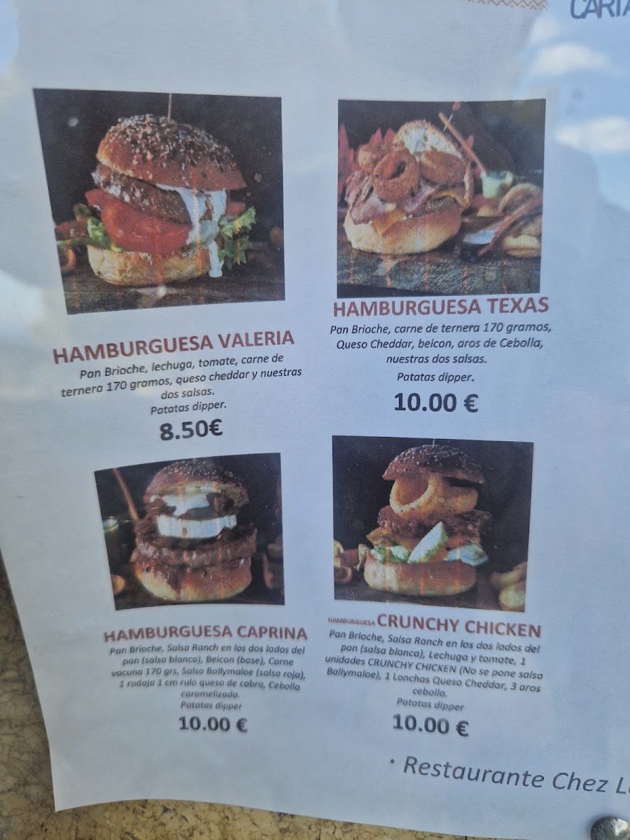 Restaurant Chez Lorenzo Photo Menu 6