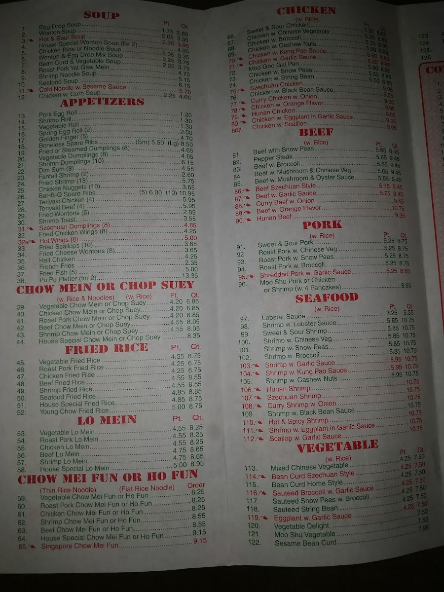 China King - Stony Point Photo Menu 6