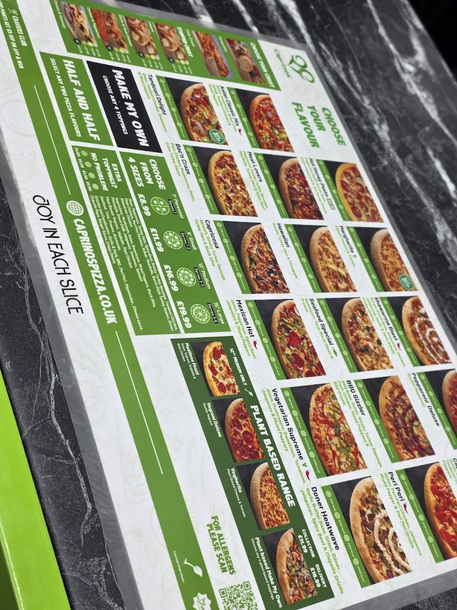 Caprinos Pizza Dereham Photo Menu 9
