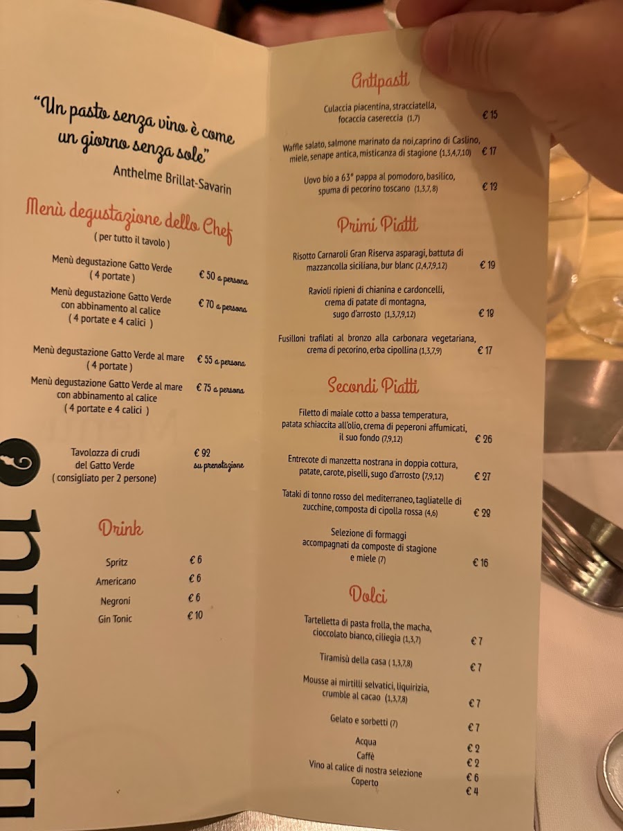 Ristorante Al Gatto Verde Photo Menu 1