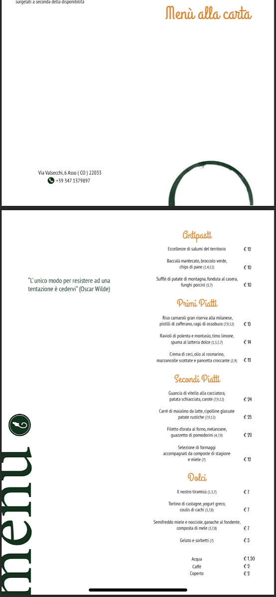Ristorante Al Gatto Verde Photo Menu 3