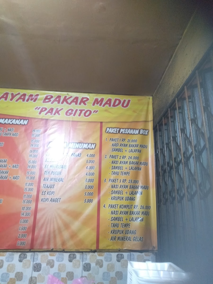 Ayam Bakar Madu Pak Gito