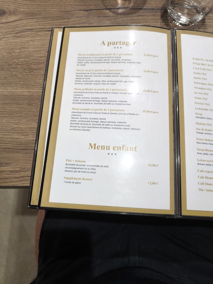JAWNA Restaurant Libanais Photo Menu 2