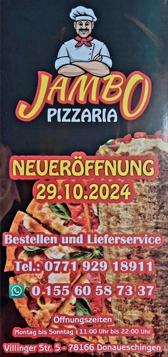PIZZERIA JAMBO Photo Menu 2