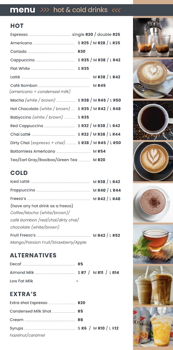 Bottomless Grace Photo Menu 1