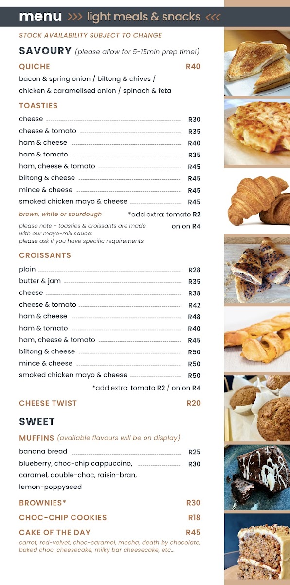 Bottomless Grace Photo Menu 2