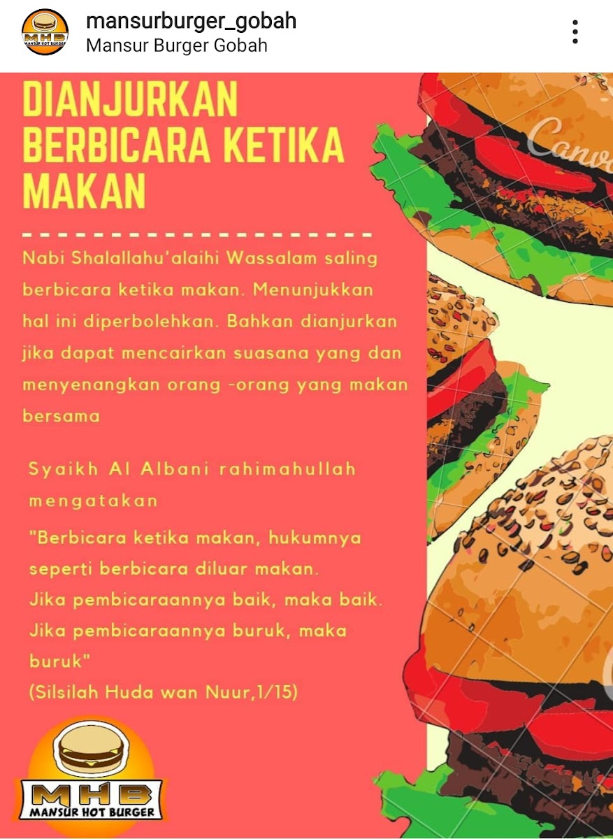 Mansur Hot Burger Gobah Photo Menu 9