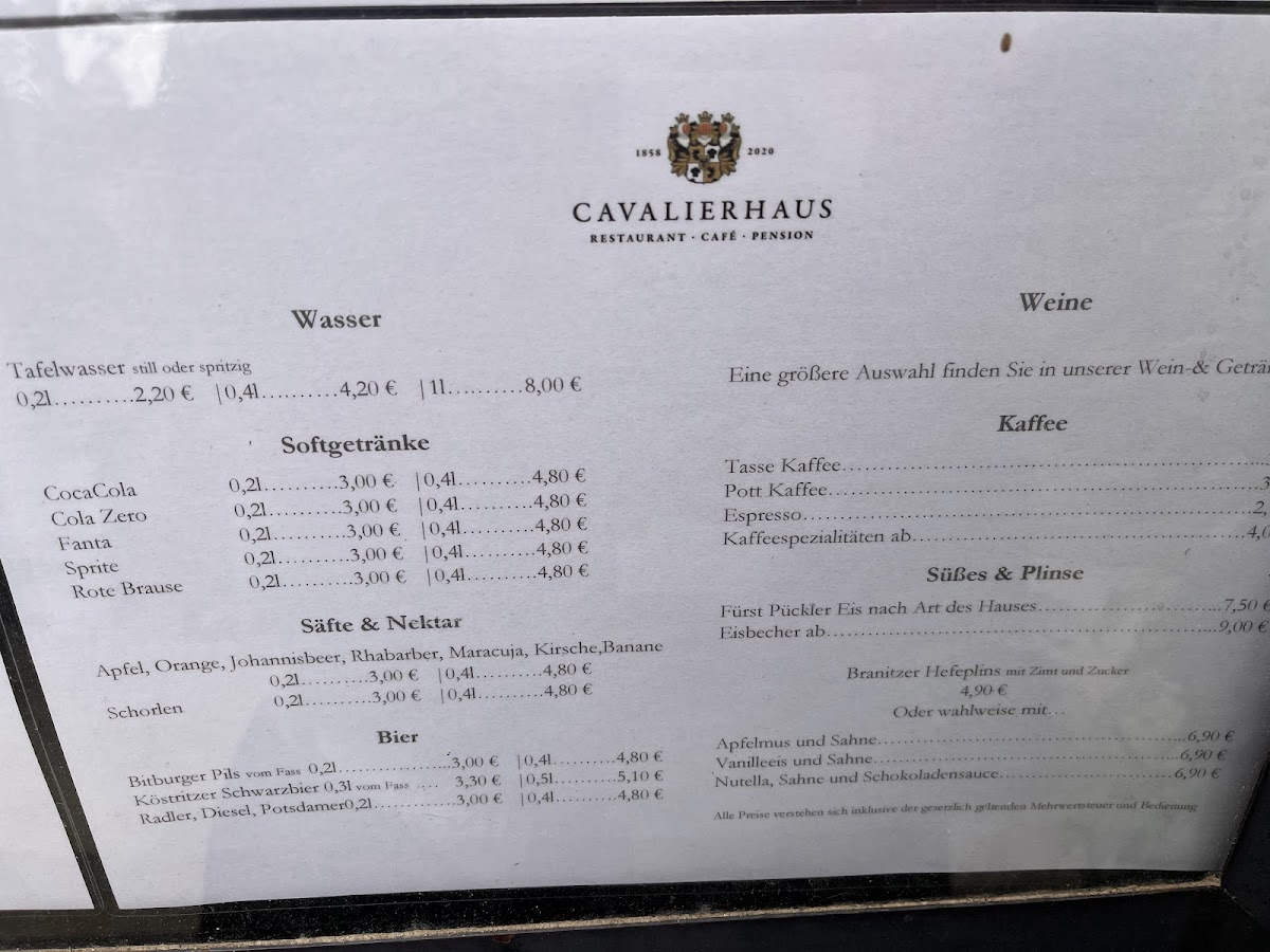 Cavalierhaus - Cottbus Photo Menu 9