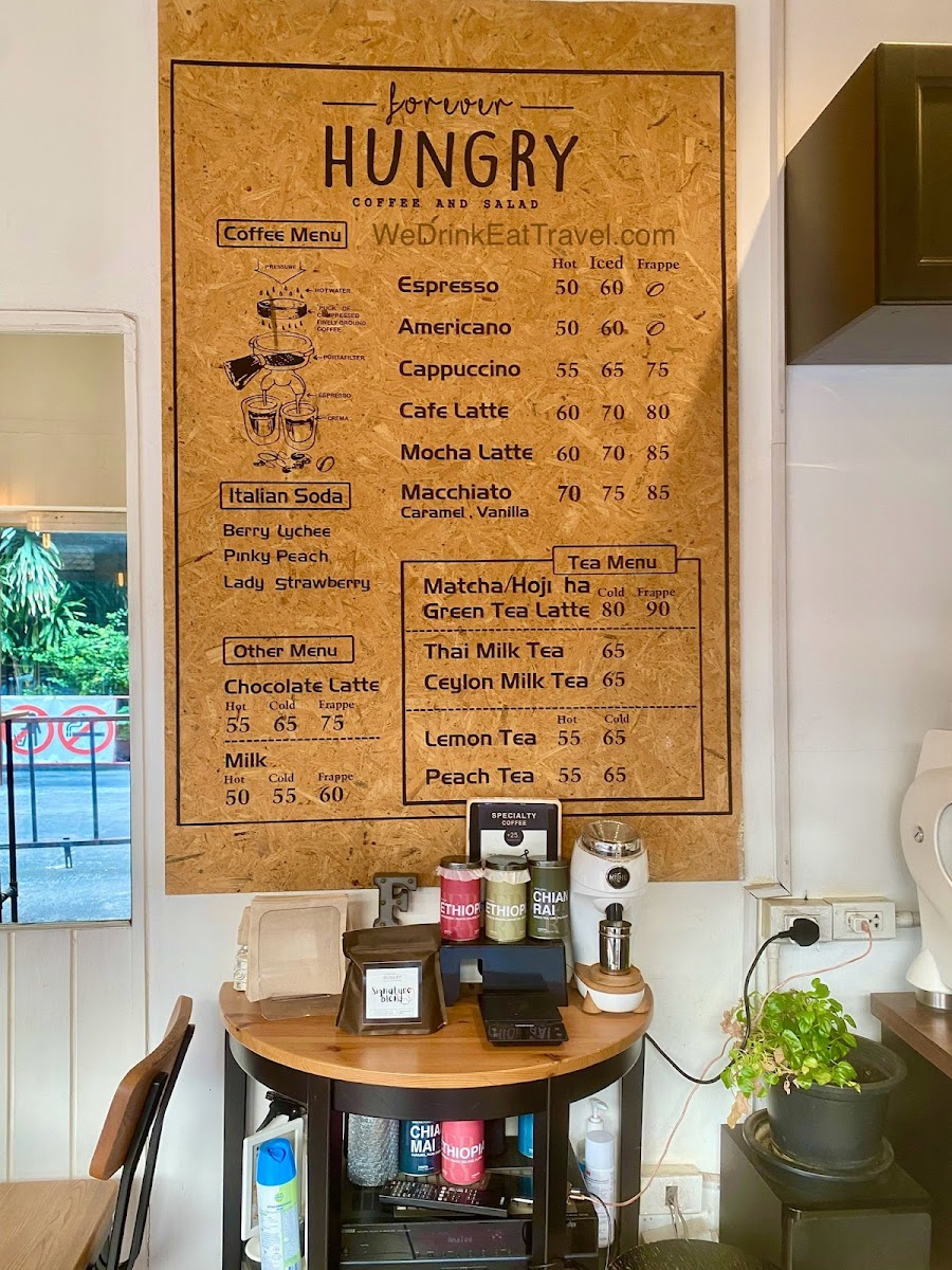 Forever Hungry Photo Menu 1
